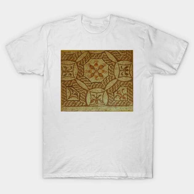 Ancient Roman mosaic flooring T-Shirt by stevepaint